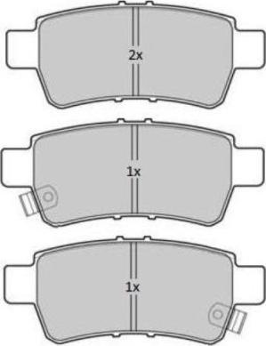 FREMAX FBP-1834 - Гальмівні колодки, дискові гальма autozip.com.ua