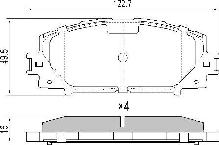 Valeo 671334 - Гальмівні колодки, дискові гальма autozip.com.ua