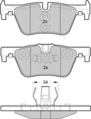 FREMAX FBP-1874 - Гальмівні колодки, дискові гальма autozip.com.ua