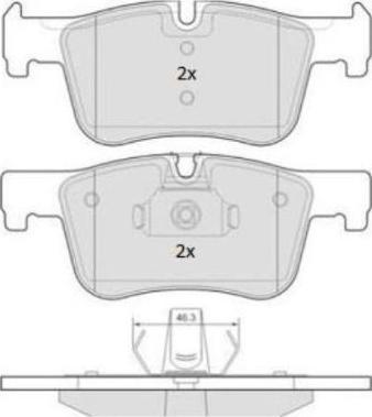 FREMAX FBP-1873 - Гальмівні колодки, дискові гальма autozip.com.ua