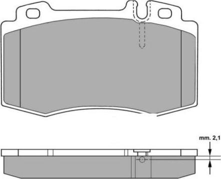 FREMAX FBP-1299 - Гальмівні колодки, дискові гальма autozip.com.ua