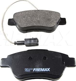 FREMAX FBP-1218 - Гальмівні колодки, дискові гальма autozip.com.ua