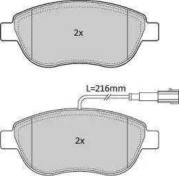 FREMAX FBP-1220 - Гальмівні колодки, дискові гальма autozip.com.ua