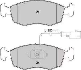 Simer 352.4 - Гальмівні колодки, дискові гальма autozip.com.ua
