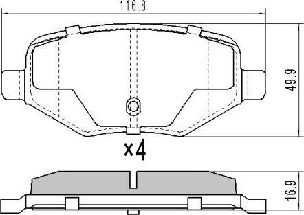 FREMAX FBP-2518 - Гальмівні колодки, дискові гальма autozip.com.ua