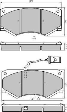 FREMAX FBP-2071 - Гальмівні колодки, дискові гальма autozip.com.ua