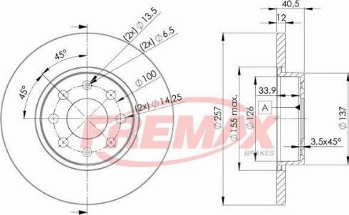 FREMAX FWI-5050 - Сигналізатор, знос гальмівних колодок autozip.com.ua