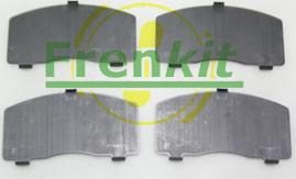Frenkit 940019 - Протівоськріпниє пластина, гальмівні колодки (задня пластина) autozip.com.ua
