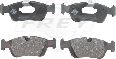 FREY 845500201 - Гальмівні колодки, дискові гальма autozip.com.ua