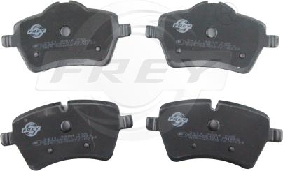 FREY 845525401 - Гальмівні колодки, дискові гальма autozip.com.ua