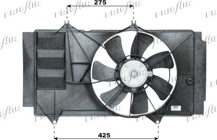Frigair 0515.1829 - Вентилятор, охолодження двигуна autozip.com.ua