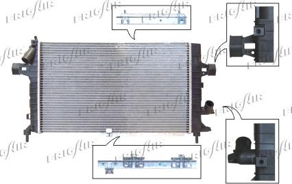 Frigair 0107.3090 - Радіатор, охолодження двигуна autozip.com.ua