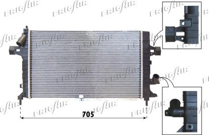 Frigair 0107.3089 - Радіатор, охолодження двигуна autozip.com.ua