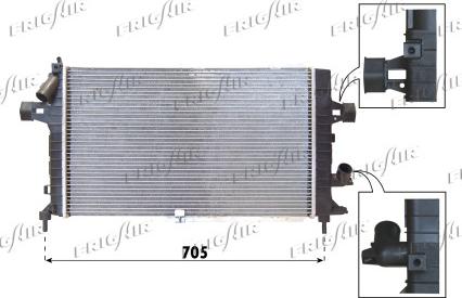 Frigair 0107.3088 - Радіатор, охолодження двигуна autozip.com.ua