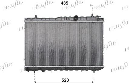 Frigair 0133.3033 - Радіатор, охолодження двигуна autozip.com.ua