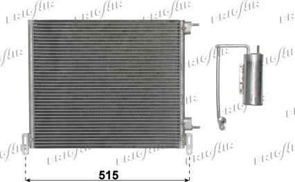 Frigair 0807.2030 - Конденсатор, кондиціонер autozip.com.ua