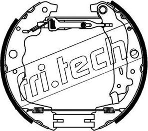 Fri.Tech. 16464 - Комплект гальм, барабанний механізм autozip.com.ua
