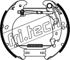 Fri.Tech. 16426 - Комплект гальм, барабанний механізм autozip.com.ua