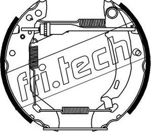 Fri.Tech. 16095 - Комплект гальм, барабанний механізм autozip.com.ua