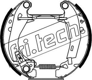Fri.Tech. 16090 - Комплект гальм, барабанний механізм autozip.com.ua