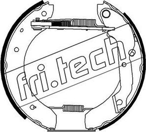 Fri.Tech. 16093 - Комплект гальм, барабанний механізм autozip.com.ua