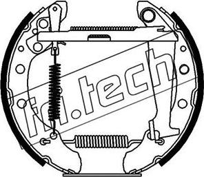 Fri.Tech. 16087 - Комплект гальм, барабанний механізм autozip.com.ua