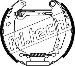 Fri.Tech. 16021 - Комплект гальм, барабанний механізм autozip.com.ua