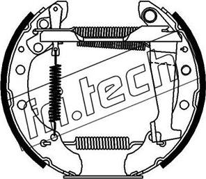 Fri.Tech. 16144 - Комплект гальм, барабанний механізм autozip.com.ua