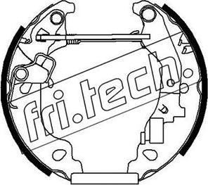 Fri.Tech. 16167 - Комплект гальм, барабанний механізм autozip.com.ua