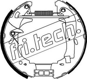 Fri.Tech. 16340 - Комплект гальм, барабанний механізм autozip.com.ua