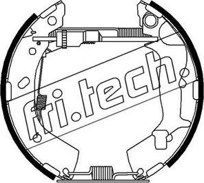 Fri.Tech. 16352 - Комплект гальм, барабанний механізм autozip.com.ua