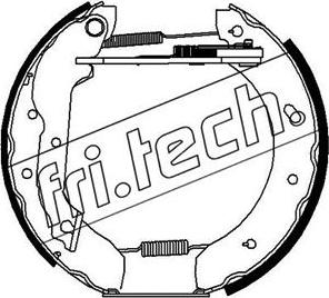 Fri.Tech. 16308 - Комплект гальм, барабанний механізм autozip.com.ua
