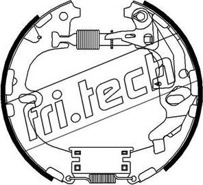 Fri.Tech. 16329 - Комплект гальм, барабанний механізм autozip.com.ua