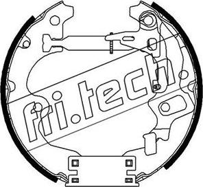 Fri.Tech. 16328 - Комплект гальм, барабанний механізм autozip.com.ua