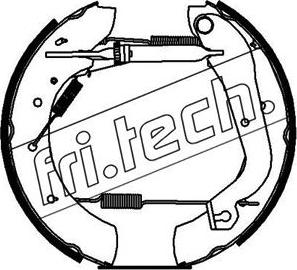 Fri.Tech. 16240 - Комплект гальм, барабанний механізм autozip.com.ua