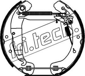 Fri.Tech. 16248 - Комплект гальм, барабанний механізм autozip.com.ua