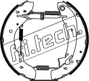 Fri.Tech. 16204 - Комплект гальм, барабанний механізм autozip.com.ua