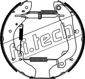 Fri.Tech. 16200 - Комплект гальм, барабанний механізм autozip.com.ua