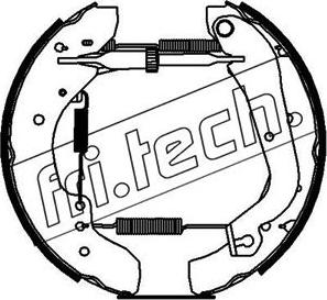Fri.Tech. 16201 - Комплект гальм, барабанний механізм autozip.com.ua
