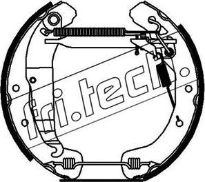 Fri.Tech. 16214 - Комплект гальм, барабанний механізм autozip.com.ua