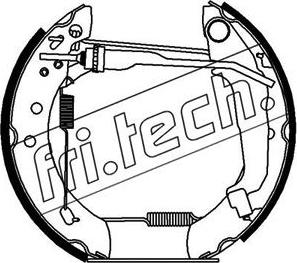 Fri.Tech. 16211 - Комплект гальм, барабанний механізм autozip.com.ua