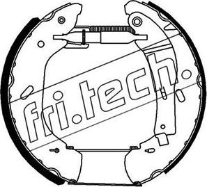 Fri.Tech. 16288 - Комплект гальм, барабанний механізм autozip.com.ua