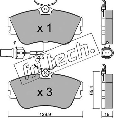 Pex 7.626 - Гальмівні колодки, дискові гальма autozip.com.ua