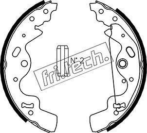 Fri.Tech. 1092.308 - Комплект гальм, барабанний механізм autozip.com.ua