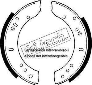 Fri.Tech. 1092.302 - Комплект гальм, барабанний механізм autozip.com.ua