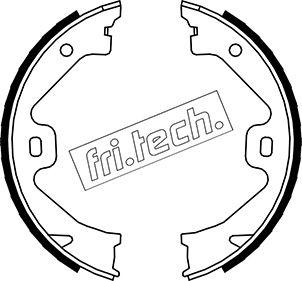 Fri.Tech. 1092.307 - Комплект гальм, ручник, парковка autozip.com.ua