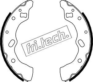 Fri.Tech. 1049.145 - Комплект гальм, барабанний механізм autozip.com.ua