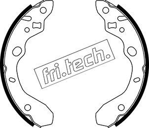 Fri.Tech. 1049.148 - Комплект гальм, барабанний механізм autozip.com.ua