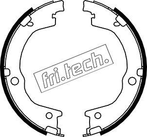 Fri.Tech. 1049.165 - Комплект гальм, ручник, парковка autozip.com.ua
