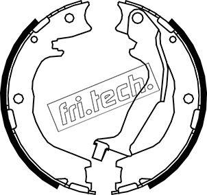 Fri.Tech. 1049.166 - Комплект гальм, ручник, парковка autozip.com.ua